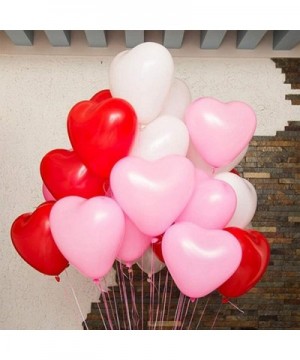 Heart Shape Latex Balloons for Valentines Day-Propose Marriage-Wedding Party(White+Red +pink)3 Style-12 Inch - C818NTE2WQ8 $7...