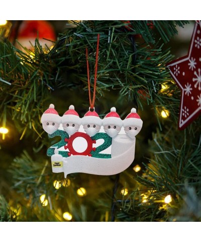 2020 Christmas Pendant Hanging Tree with Family Members Holiday Creative Free Personalizing Decoration Gift (A-While5- 1PC) -...