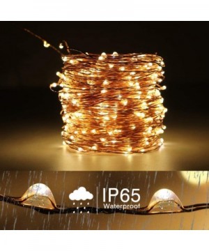 Solar 8 Lightning Modes Powered String Light 55ft/17m 150 LEDs Starry String Lights Copper Wire Lights Ambiance Lighting for ...