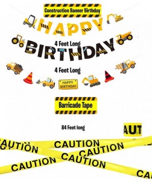 Construction themed birthday party Supplies Dump Truck Party Decorations Kits Set for Kids Birthday Party - C3199R4UWYT $16.2...