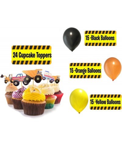 Construction themed birthday party Supplies Dump Truck Party Decorations Kits Set for Kids Birthday Party - C3199R4UWYT $16.2...