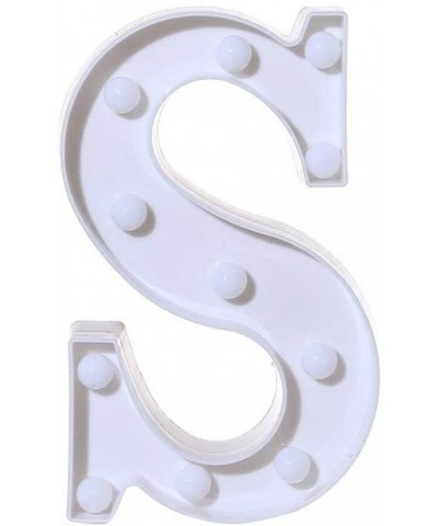 Light Up Letters- Warm White LED Letter Light Up Alphabet Letter Lights for Festival Decorative Letter Party Wedding (S) - S ...