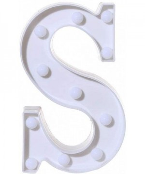 Light Up Letters- Warm White LED Letter Light Up Alphabet Letter Lights for Festival Decorative Letter Party Wedding (S) - S ...