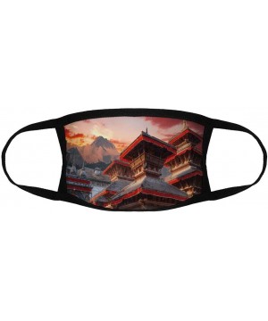 Patan .Ancient City/Reusable Face Mouth Scarf Cover Protection №W0309403 - Patan .Ancient City in Kathmandu Valley Nepal N14 ...