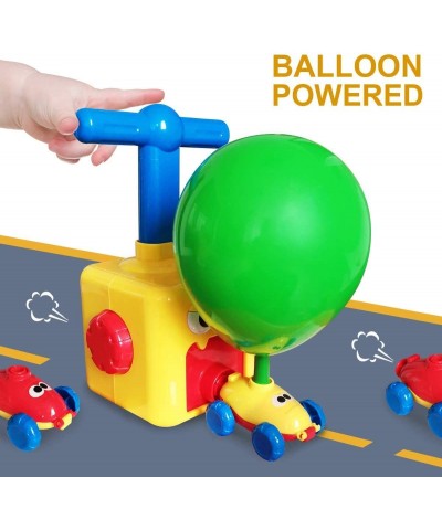 Power Balloon Car Toy for Kids- Balloon Powered Rocket & Spaceman with Launch Tower- STEM Inertial Power Racer Cars Kit for B...