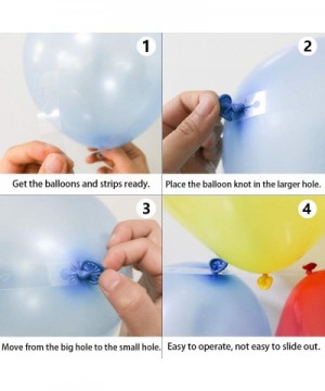 KIMCOME Balloon Arch Kit Balloon Decoration Strip Kit for Garland- 50 Feet Balloon Tape Strip- 300 Dot Glue Point Stickers- S...