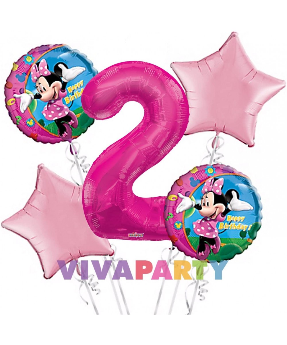 Minnie Mouse Balloon Bouquet 2nd Birthday 5 pcs - Party Supplies - CN183MEXMTT $5.18 Balloons