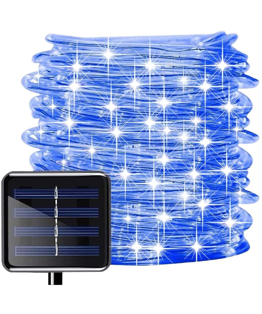 Solar Rope Lights-50 LEDs 16ft/5M Waterproof Solar String Copper Wire Light-Outdoor Rope Lights for Garden Yard Path Fence Tr...