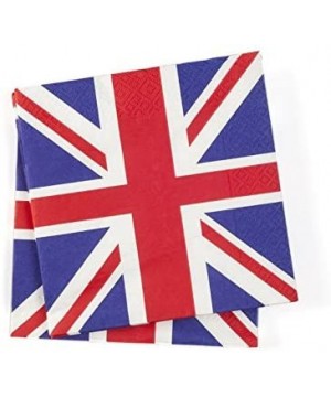 Great Britain Union Jack Party Napkins Serviettes Tableware Decorations 50pcs - C918DA23SKE $6.06 Tableware