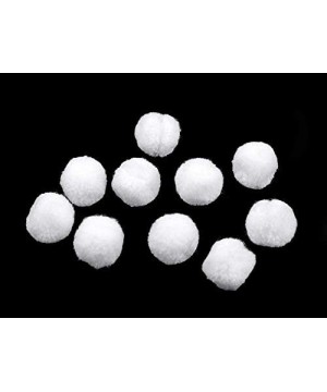 10pc White Pom Pom Deluxe ø15mm- Poms- Clothing- Footwear Decor and Accessories- Haberdashery - 1 white - CM18TGN3IXO $6.80 T...