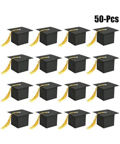 50PCS Graduation Candy Box Candy Favor Box Creative Graduation Cap Gift Box for Graduation Party - CF18DR48QA8 $16.92 Party F...