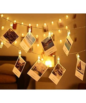 80 LED Photo Clip String Lights Battery Powered Twinkle Lights Pictures Display String Fairy Lights Home Decor Lights for Han...