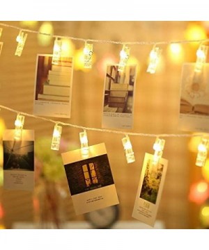 80 LED Photo Clip String Lights Battery Powered Twinkle Lights Pictures Display String Fairy Lights Home Decor Lights for Han...