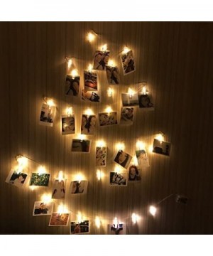 80 LED Photo Clip String Lights Battery Powered Twinkle Lights Pictures Display String Fairy Lights Home Decor Lights for Han...