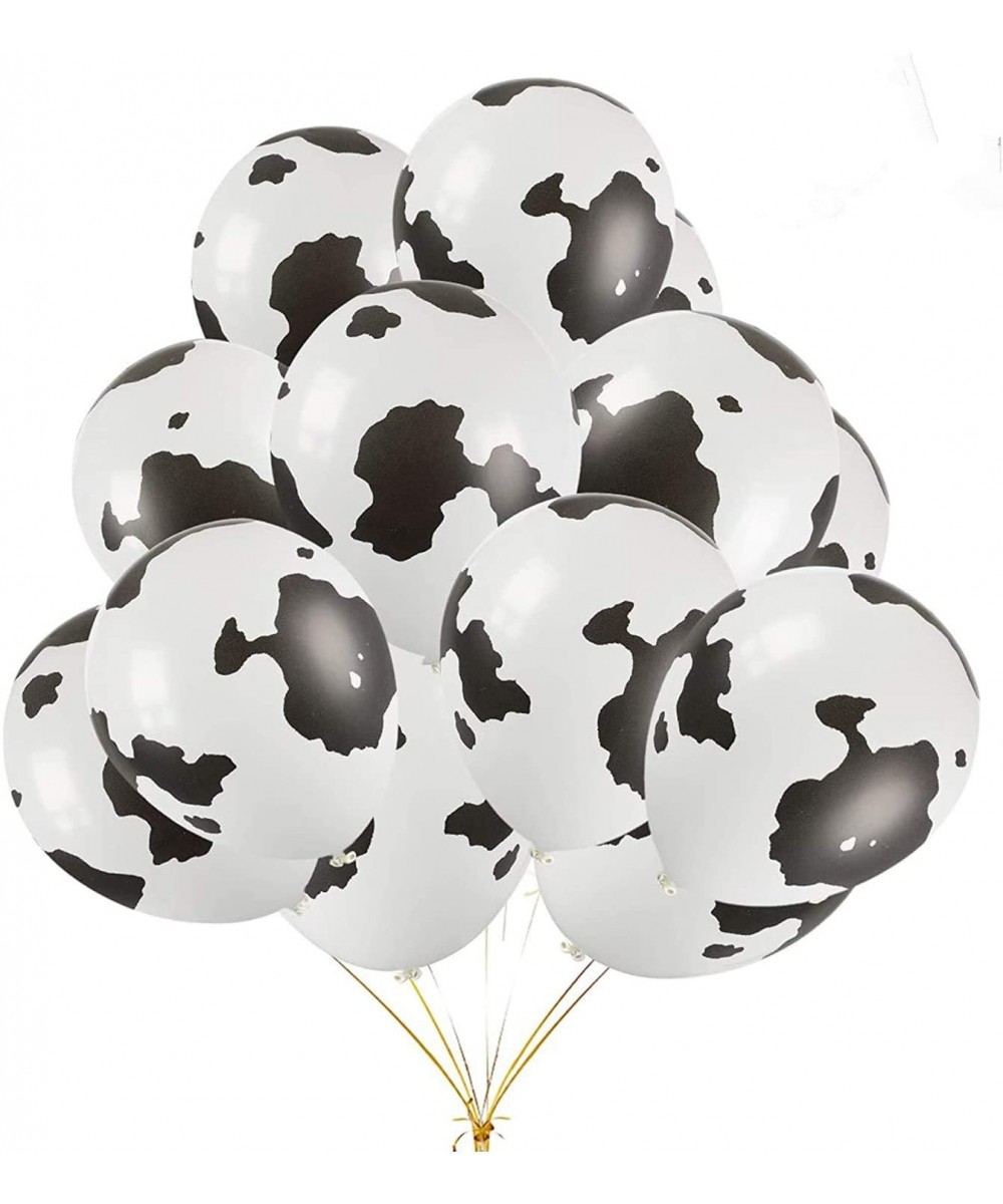 100PCS 12" Funny Cow Print Latex Balloons Perfect For Birthday Party Christmas Day Father Mather Gift Supplies Decorations - ...