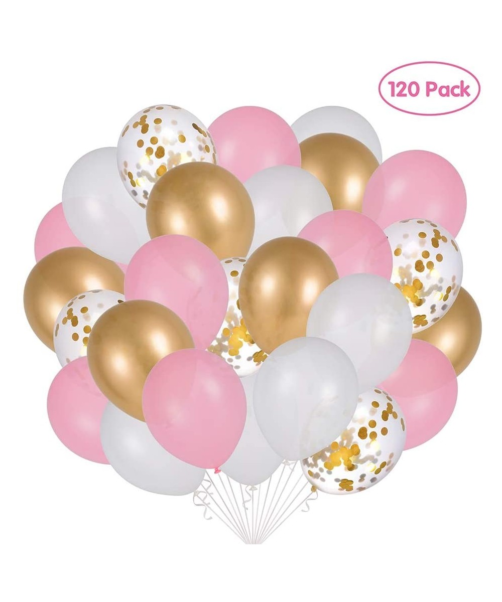 Balloons Garland Arch Kit 120PCS- Birthday Party Confetti Latex Balloons for Graduation Wedding Party Celebration Decorations...
