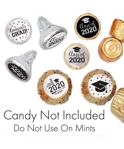 Class of 2020 Graduation Party Favor Labels - 180 Stickers (Silver Foil) - Silver Foil - CW18M5ZKCI4 $7.49 Favors