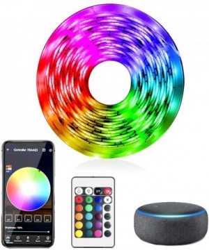 Smart WiFi App Control Led Strip Lights Work with Alexa Google Assistant -16.4 feet - C718WRU5IS3 $13.56 Rope Lights