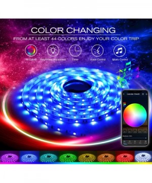 Smart WiFi App Control Led Strip Lights Work with Alexa Google Assistant -16.4 feet - C718WRU5IS3 $13.56 Rope Lights