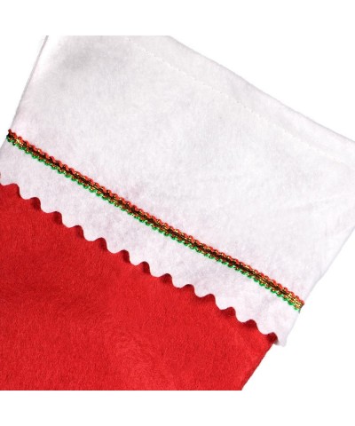 Tall 15" Red Felt Christmas Holiday Stockings (12 Pack) - CC11KQQJ0DD $22.01 Stockings & Holders