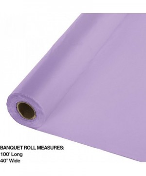 Roll Plastic Table Cover- 100-Feet- Luscious Lavender (Retail packaging may vary) - 0 - Luscious Lavender - CF112HRMSMT $10.7...