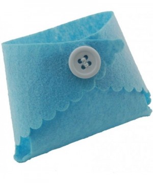 24pcs Mini Felt Diaper Baby Shower Favor Bags (Blue) - Blue - CE18D7H6LI6 $7.79 Favors