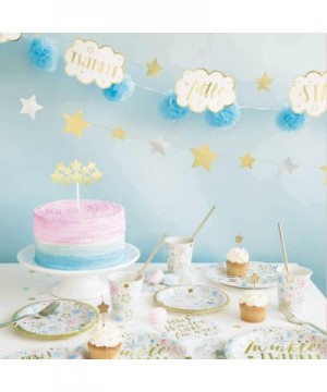 Twinkle Little Star Banner Garland & Metallic Silver and Gold Stars Garland Set - Banner Garland & Metallic Silver and Gold S...