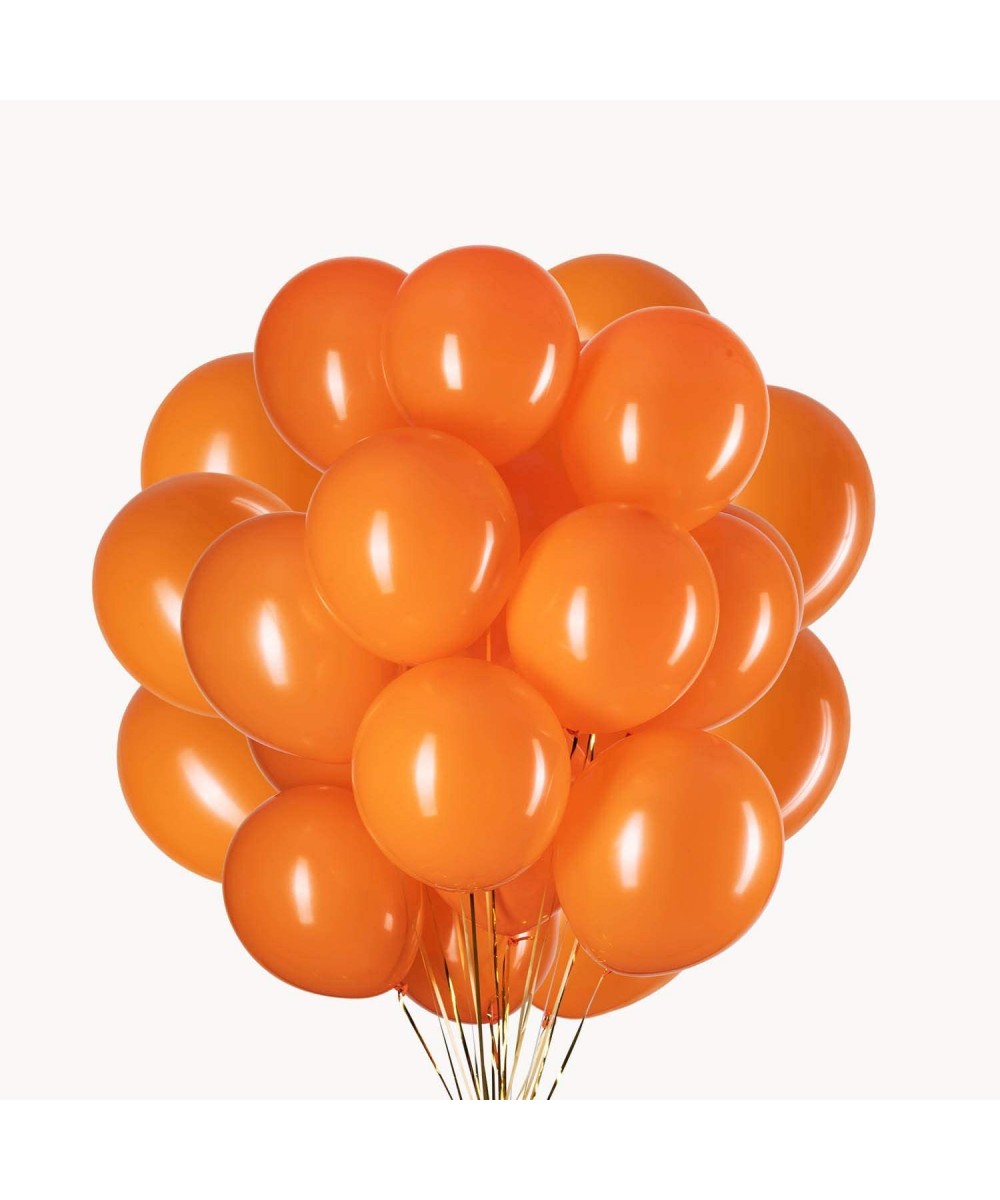 Orange Balloons Party Balloons-12 Inch-Pack of 100 - Orange - CT18Z42NYWW $9.03 Balloons