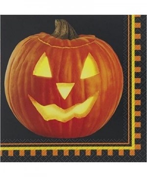 Pumpkin Glow Beverage Napkins - C5116GRMWVX $7.81 Party Tableware