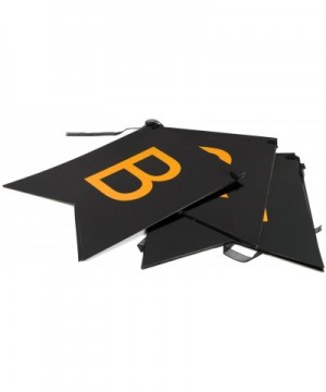 Happy Birthday Banner Black and Gold Birthday Bunting Stylish Decorations and Party Supplies - C712N6IKWCZ $6.11 Banners & Ga...