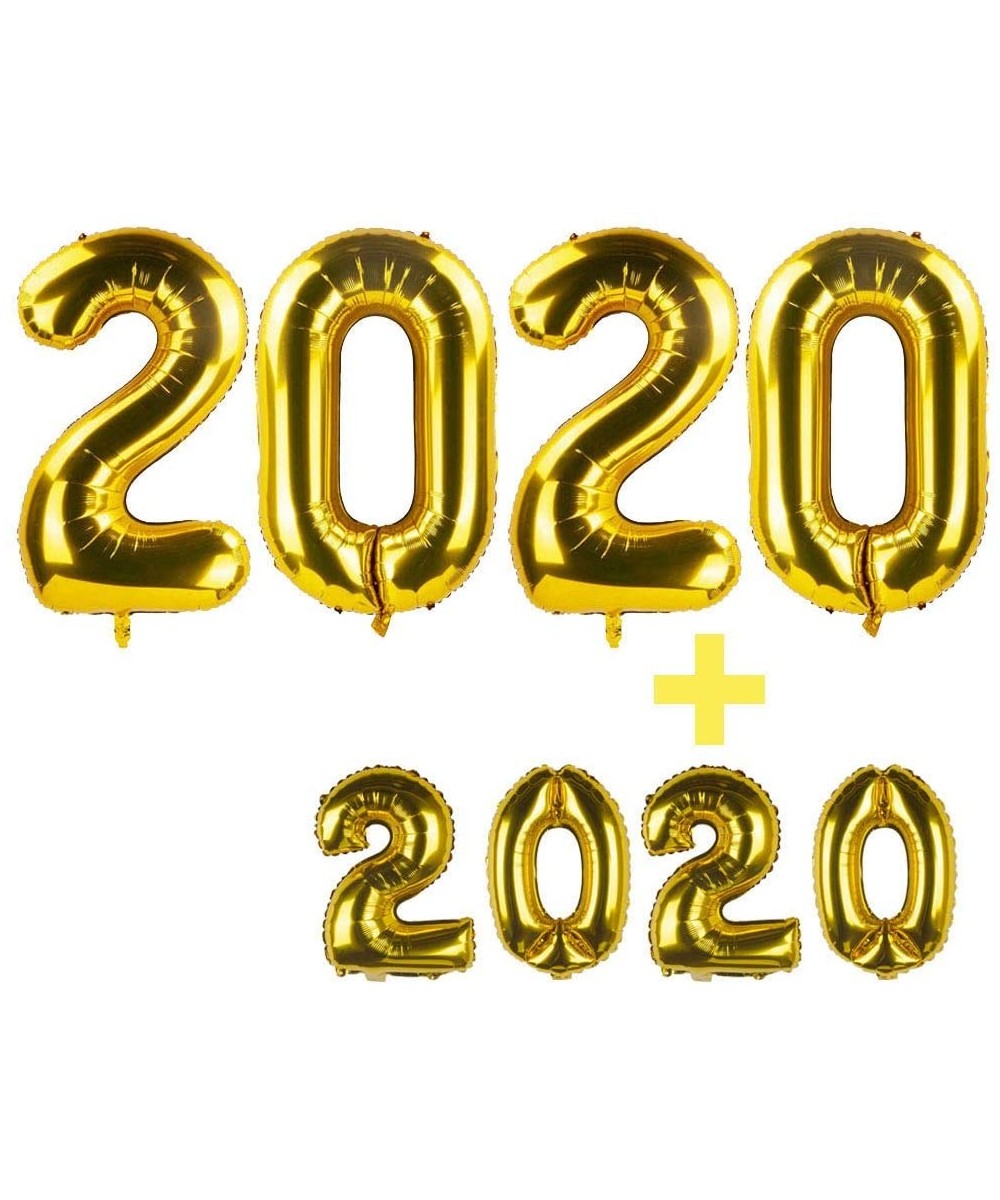 Gold 2020 Foil Mylar Number Balloons 40 Inch and 16 Inch for 2020 New Year Eve Festival Party Decorations - Gold - CD18ASCDNY...