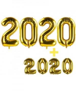 Gold 2020 Foil Mylar Number Balloons 40 Inch and 16 Inch for 2020 New Year Eve Festival Party Decorations - Gold - CD18ASCDNY...