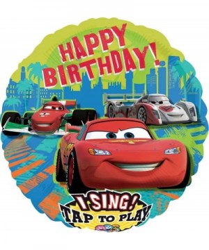 Cars Lightning McQueen 2nd Birthday Party Supplies Sing A Tune Balloon Bouquet Decorations - CP18YYDC9CL $14.08 Balloons