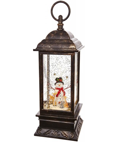 11" Snowman Lighted Water Lantern With Music - Snowman - C418D07GM2M $35.11 Snow Globes