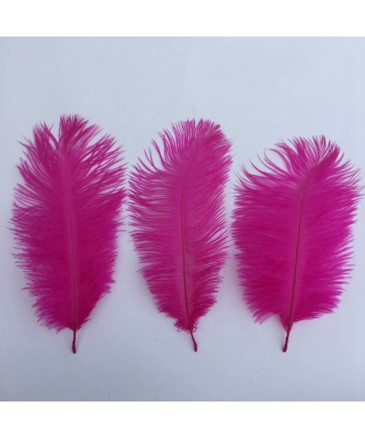 Fuchsia 8-10inch 20-25cm Ostrich Feather Plumes Wedding Centerpiece Table Decoration Pack of 20 - Fuchsia - CT1262IIR3R $5.24...