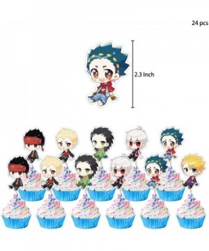 Beyblade Birthday Party Supplies Pack Includes Beyblade Banner Cake Topper 24 Cupcake Toppers 20 Balloons for Beyblade party ...