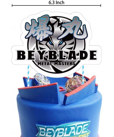 Beyblade Birthday Party Supplies Pack Includes Beyblade Banner Cake Topper 24 Cupcake Toppers 20 Balloons for Beyblade party ...