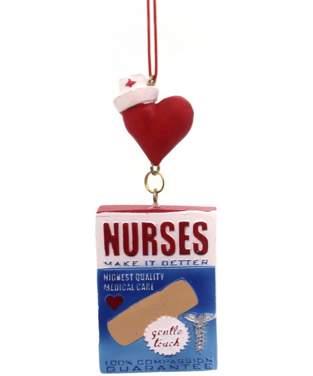 Bandage Box "Nurses" Hanging Christmas Ornament - C6121RCAWPX $6.33 Ornaments