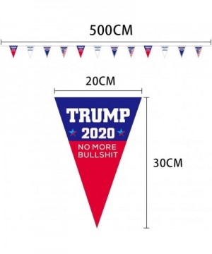 Trump 2020 No More Bull Keep America Great Bunting Banner Indoor Outdoor Decorations - Donald Trump for President 2020 Vinyl ...