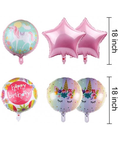 Large Unicorn Balloons Party Supplies- 43" Pink Unicorn Mylar Balloon for Unicorn Theme 7th Birthday Party Decorations- Baby ...