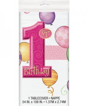 Tablecover-1st Birthday - CO112HNW04T $6.26 Birthday Candles