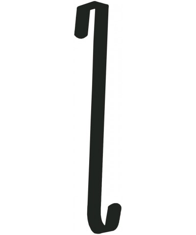 Over The Door Wreath Hanger - 11-Inch (Black) - Black - CY1857RSLGE $7.05 Wreath Hangers