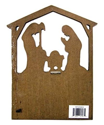 Wooden Nativity Scene Christmas Countdown Calendar Blocks- 6 3/4 Inch - CN18WXYRNYK $10.53 Advent Calendars