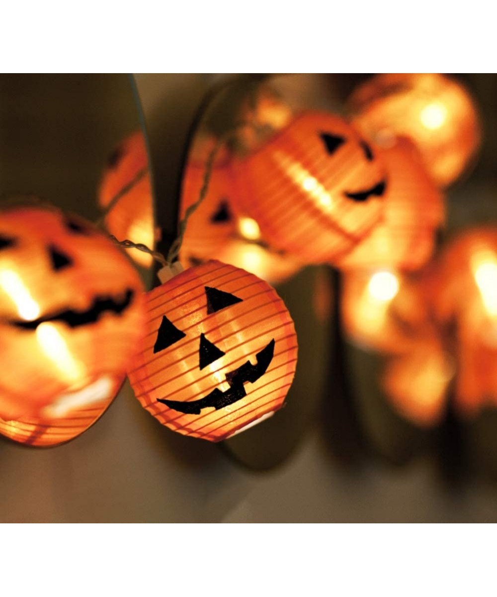 Halloween Lights- DIY Pumpkin String Light with 20 LEDs Fairy Lights Battery Powered for Halloween Decorations(2 Modes Steady...