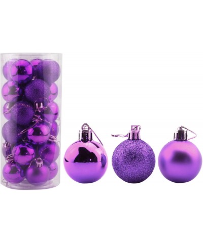 24pcs Christmas Ball Ornaments Shatterproof Christmas Decorations Tree Balls for Holiday Wedding Party Decoration- Tree Ornam...