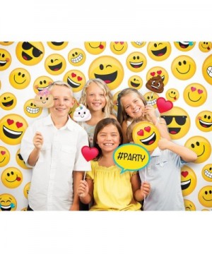 Show Your Emojions Plastic Photo Backdrop- 72 x 54 - Multicolor - CL187Y47Y4Z $6.41 Banners & Garlands