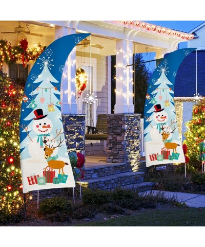 Christmas Banner for Porch Front-Door Fireplace Garage Wall Decorations-Teal Xmas Congratulations Banner for Home Outdoor Fes...