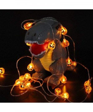 Orange Halloween String Lights- 3D Halloween Pumpkin String Lights with 20 LED- 9.8 feet LED Pumpkin String Lights Indoor Out...