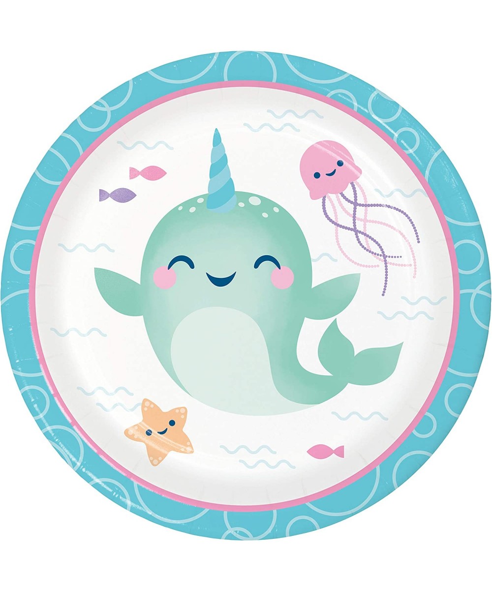 Narwhal Party Dessert Plates- 24 ct - CX194X2A035 $8.46 Tableware