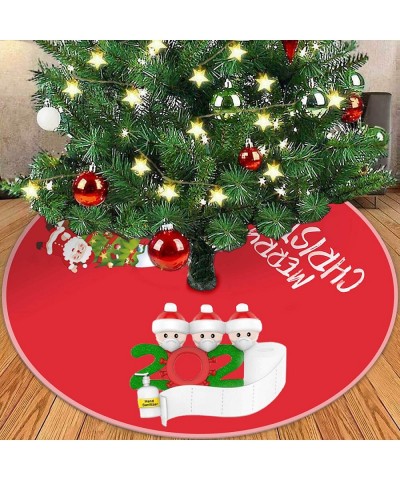 Christmas Tree Skirt Diameter 90cm Decorations Home Mat Holiday Party Ornaments Decoration 2020 Family Member - A-3 - C419KAC...